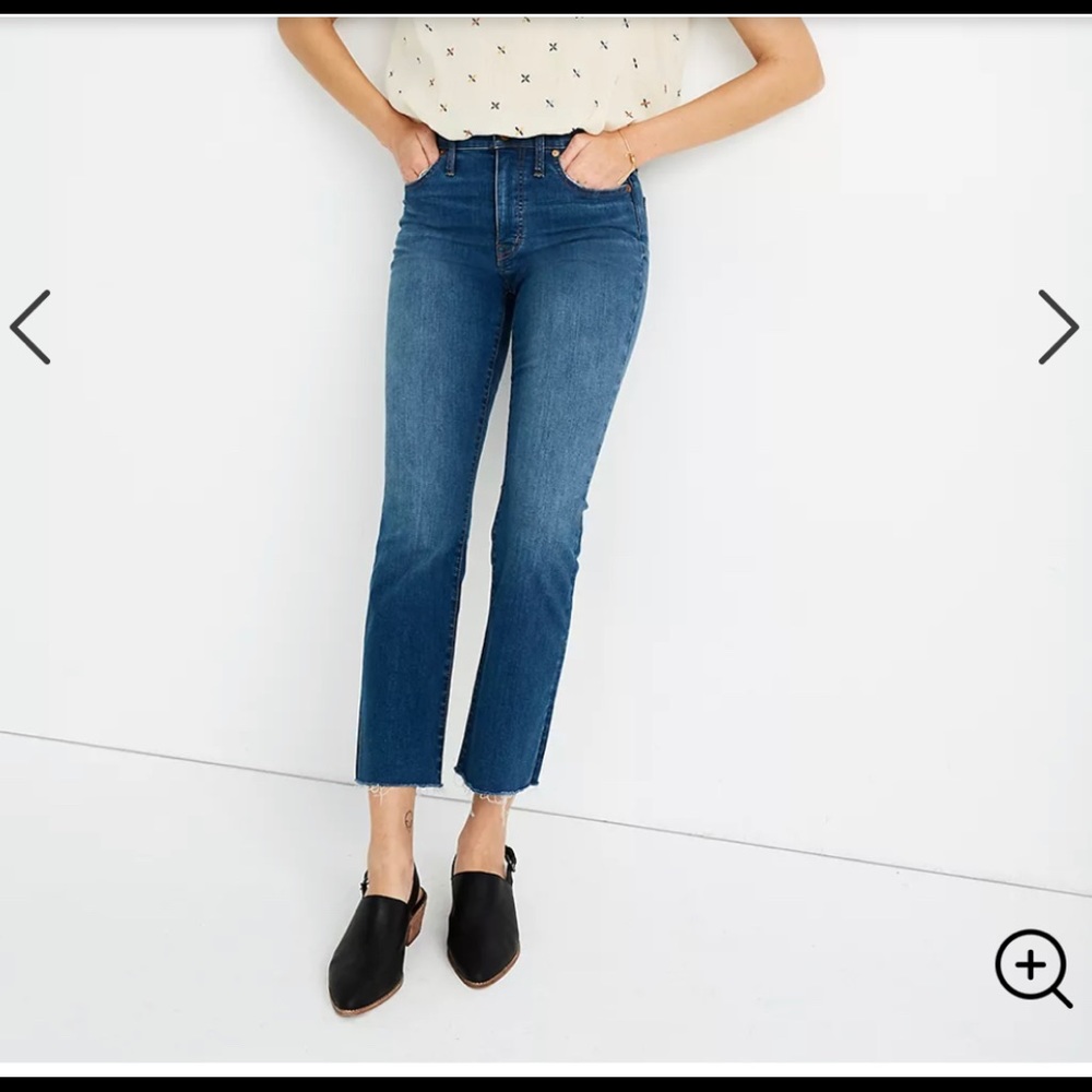 Madewell Cali Demi-Boot Preston Wash Sz 34 NWT